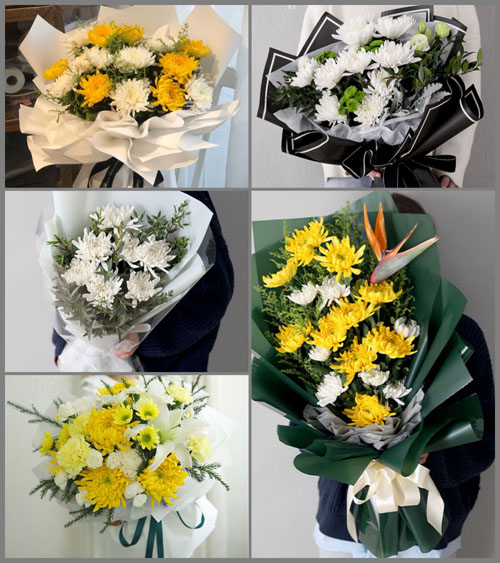 江苏盐城东台市安丰镇白事花束代送